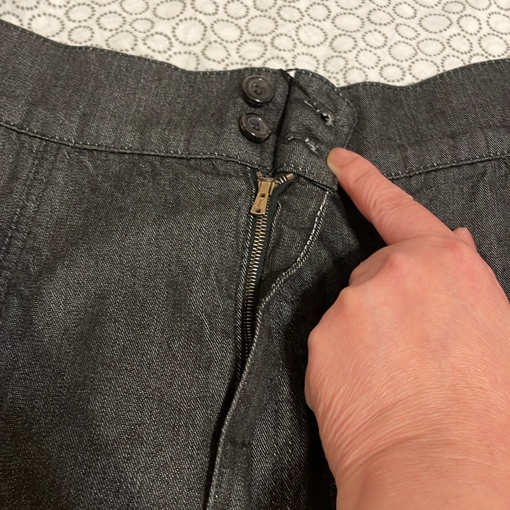 YSL Dark Grey Denim Skirt - Picture 4 of 13